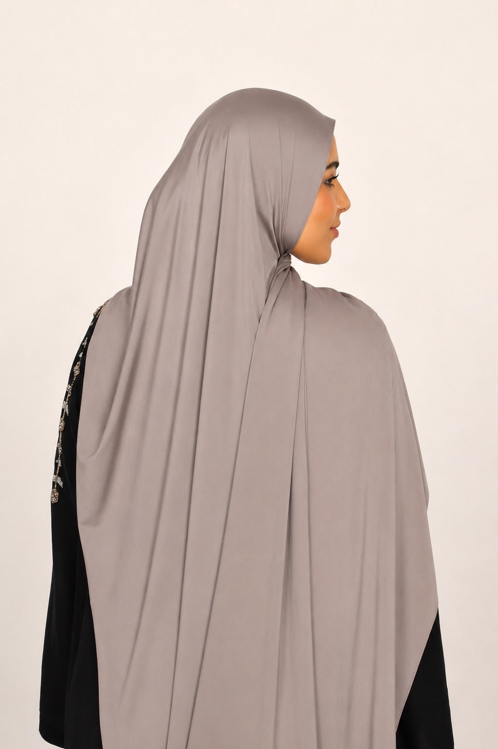 Liquid Jersey Ash Taupe
