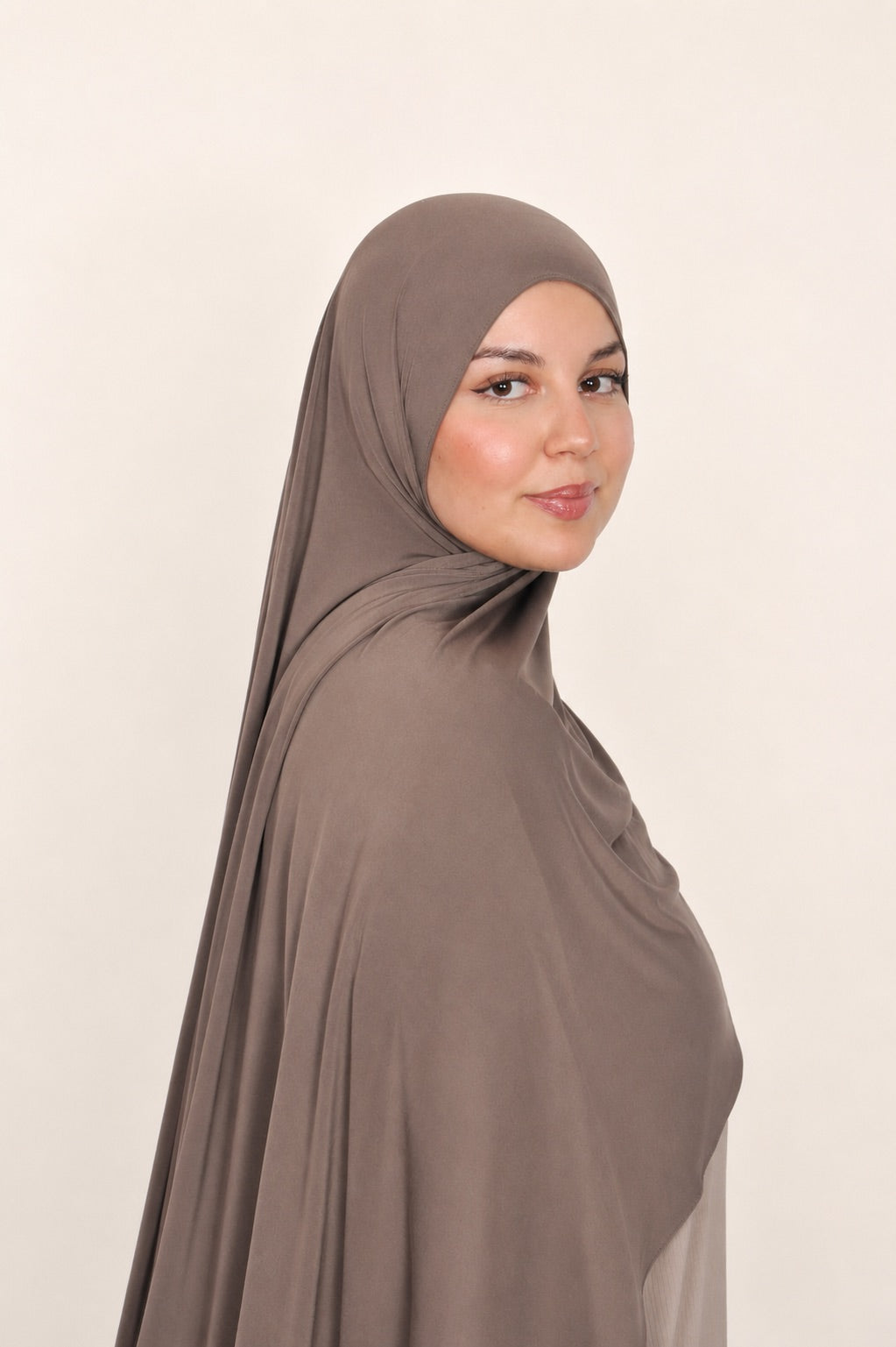 Liquid Jersey Warm Taupe